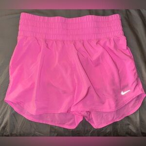Nike Women's Dri-Fit Vibrant Pink Athletic Shorts